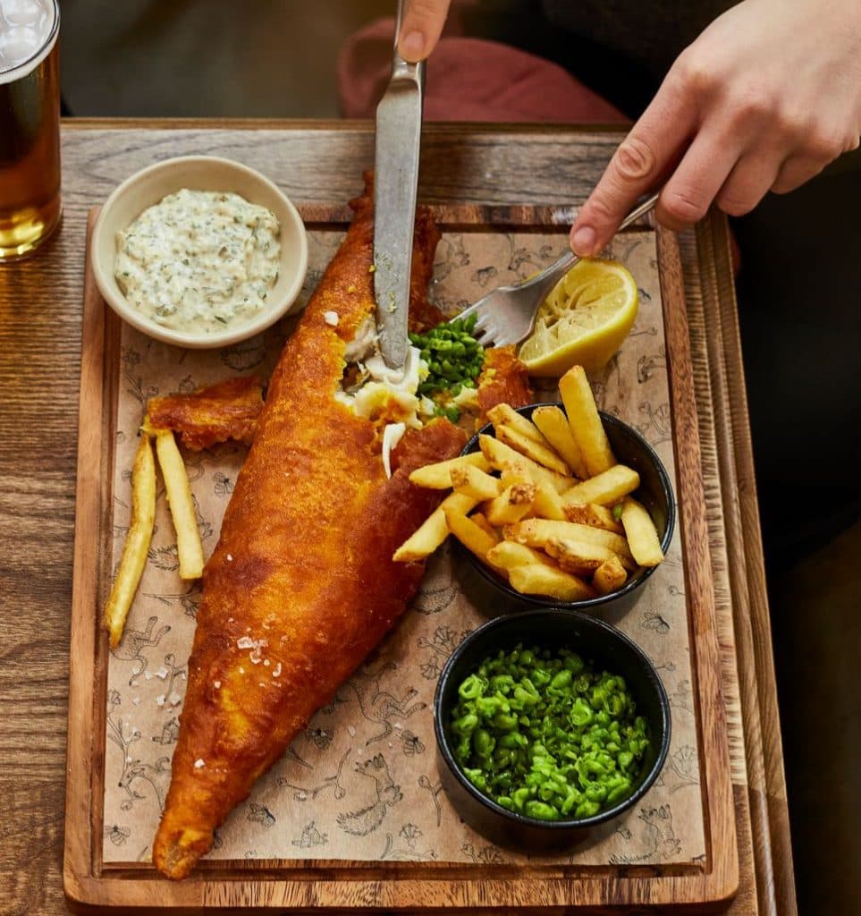 Cover Image for Complimentary Fizz when you order Fish and Chips at The Plough & Harrow!